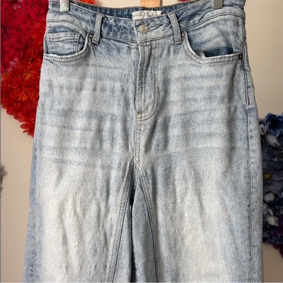 Free People Relaxed Straight Slouch Jeans - Picture 9 of 14